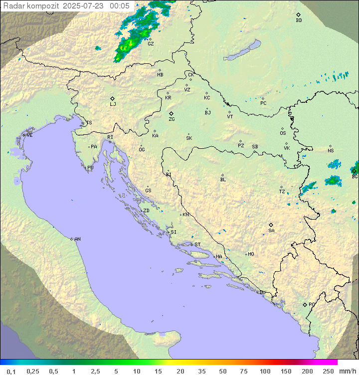 Padavine Hrvaška