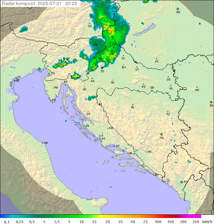 Padavine Hrvaška
