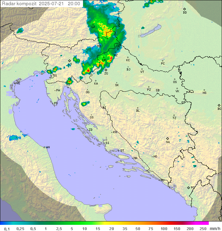 Padavine Hrvaška