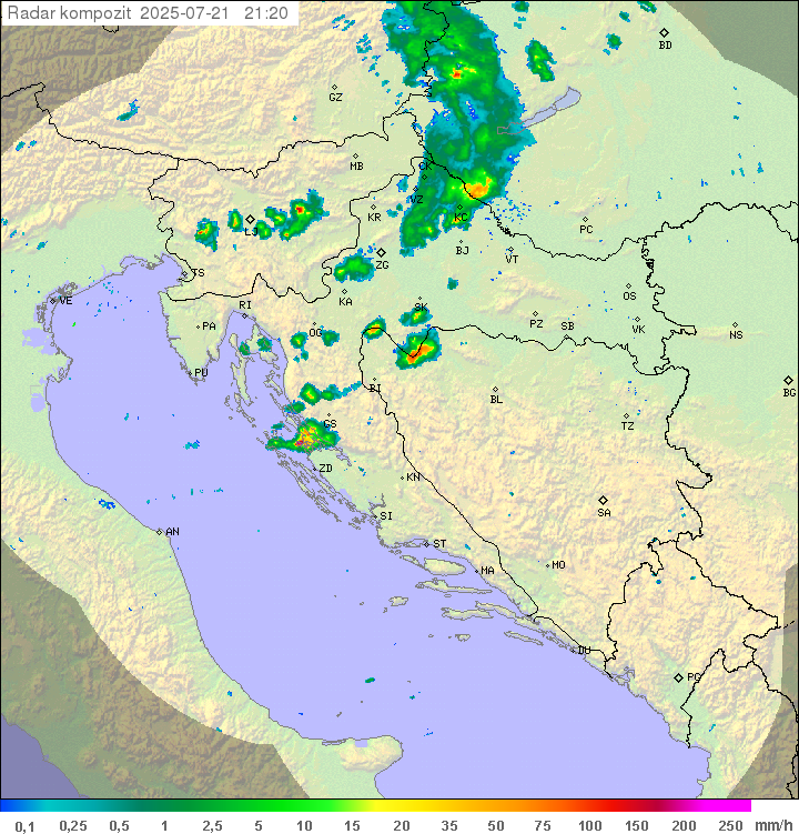 Padavine Hrvaška