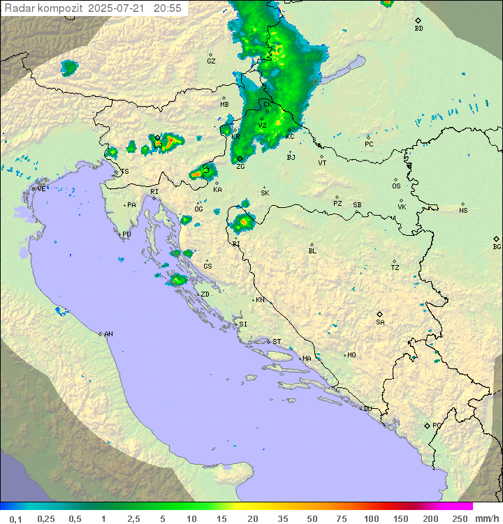 Padavine Hrvaška