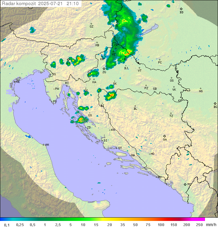 Padavine Hrvaška