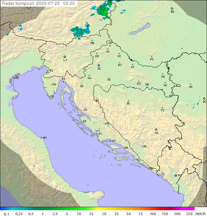 Padavine Hrvaška