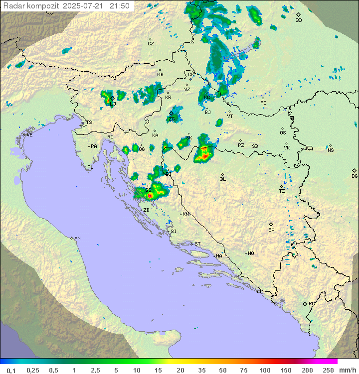 Padavine Hrvaška