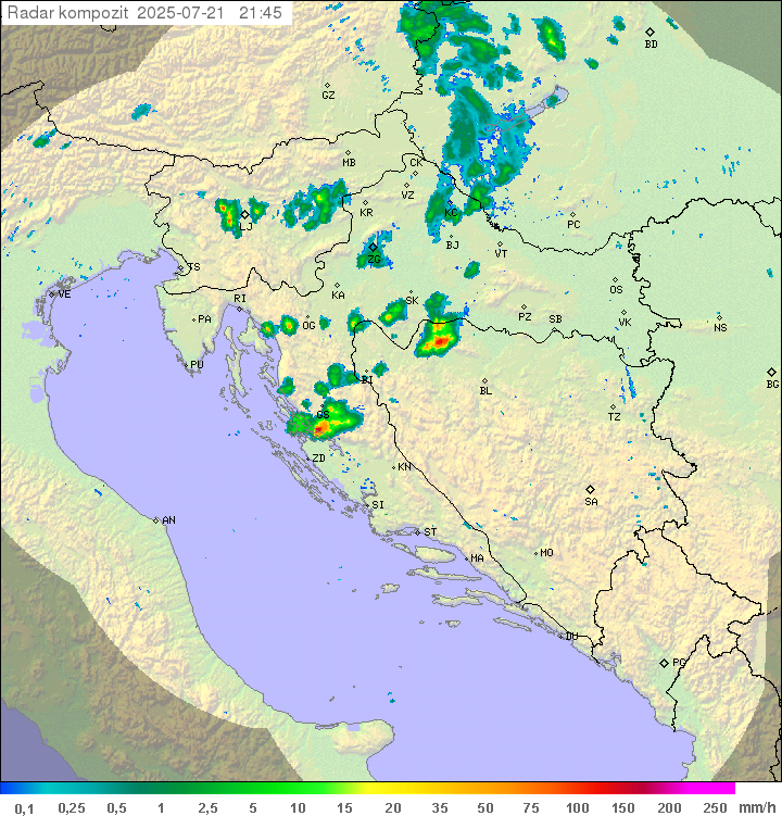 Padavine Hrvaška