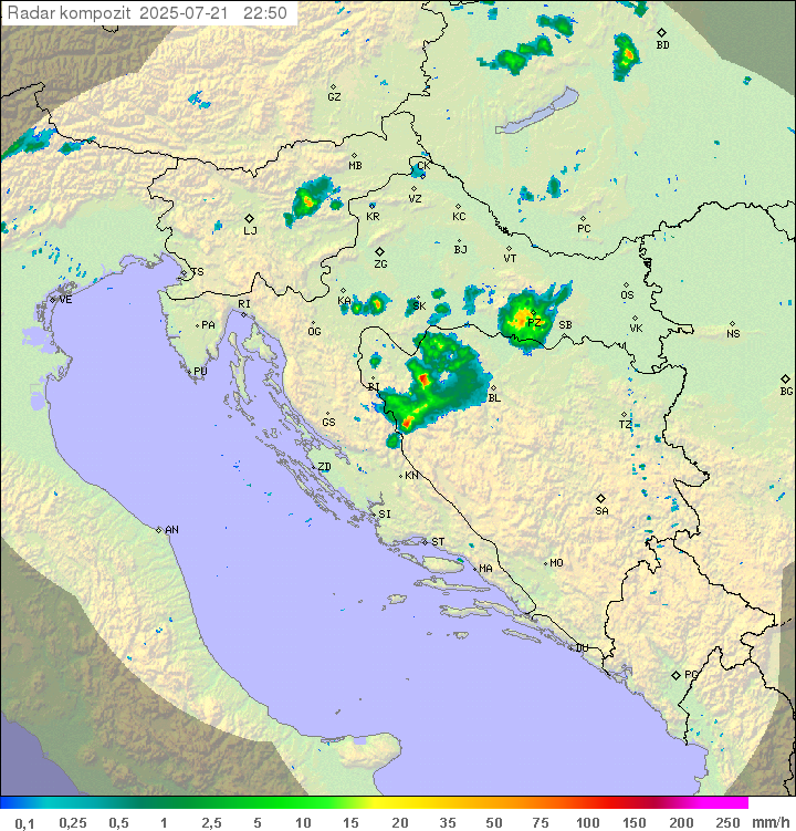Padavine Hrvaška