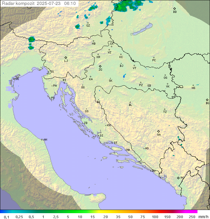 Padavine Hrvaška