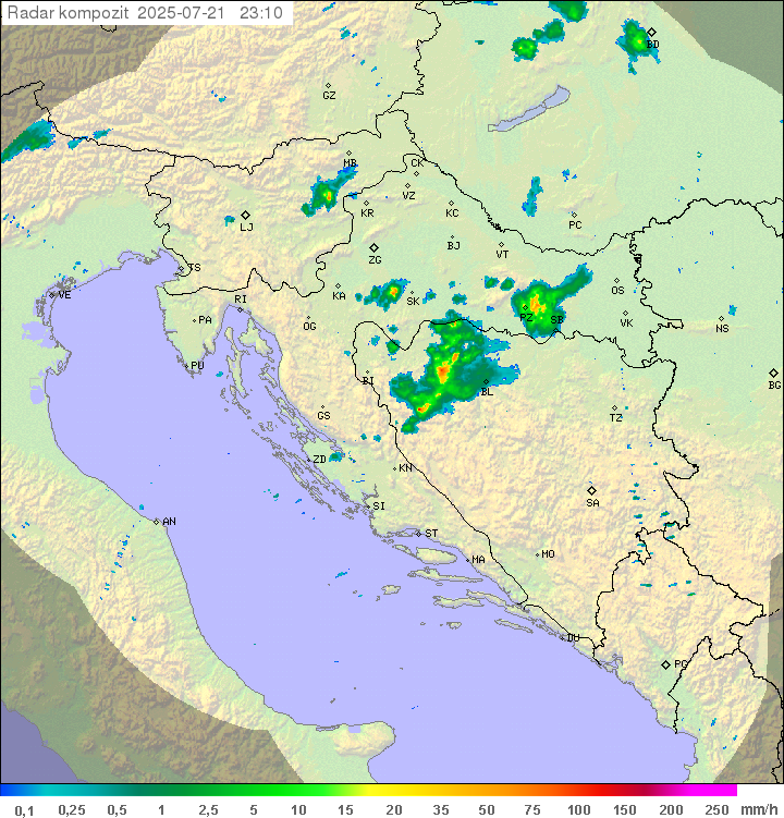 Padavine Hrvaška