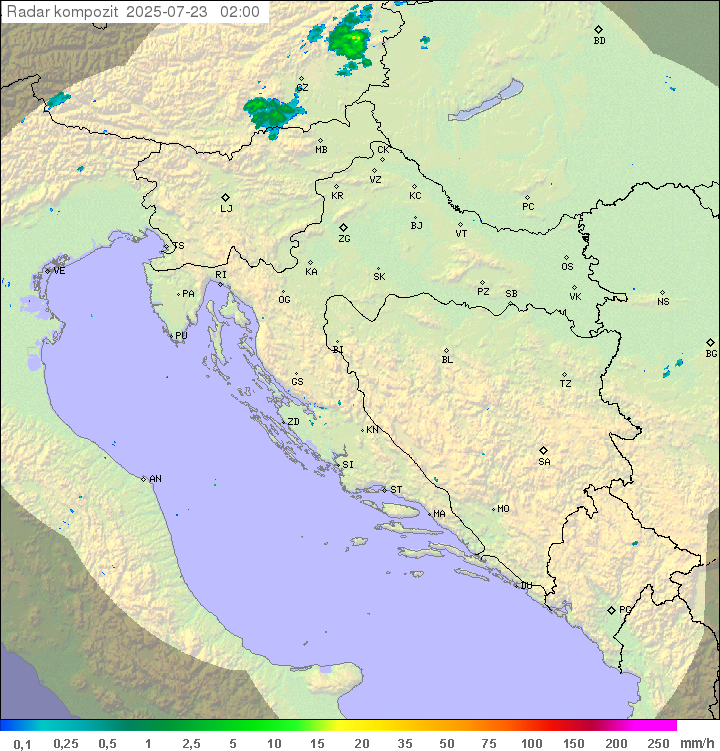 Padavine Hrvaška