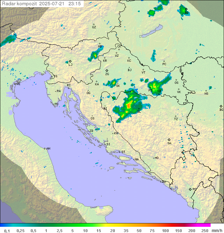 Padavine Hrvaška