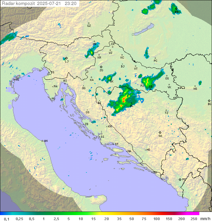Padavine Hrvaška