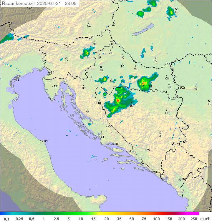 Padavine Hrvaška