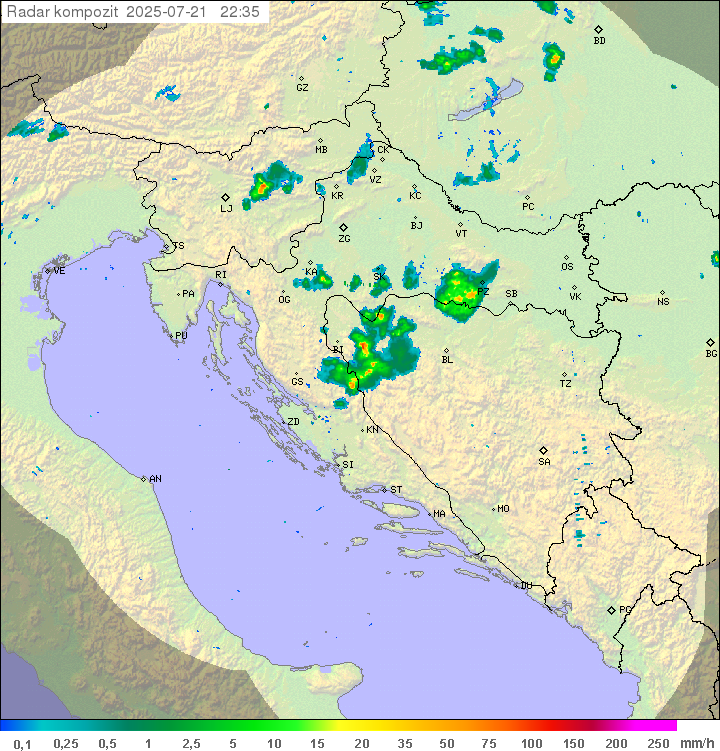 Padavine Hrvaška