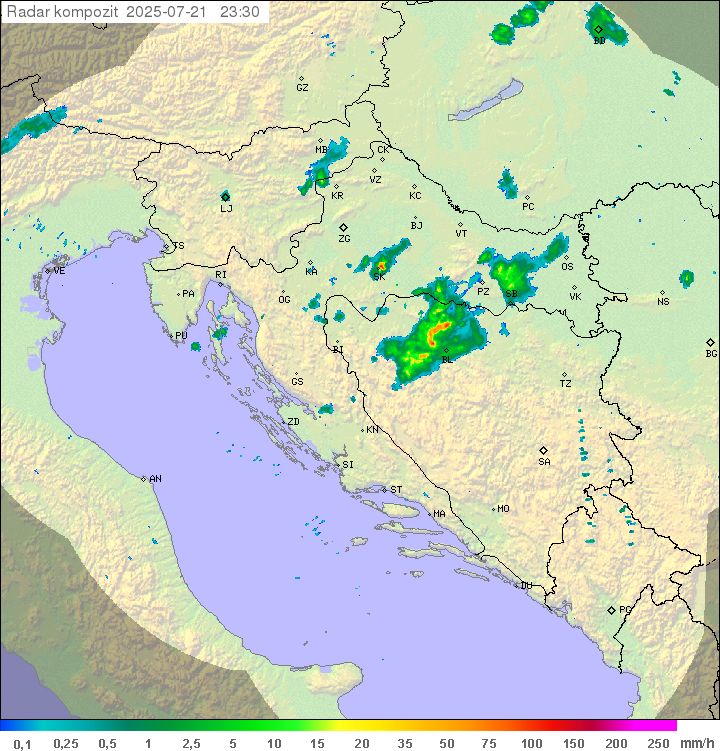 Padavine Hrvaška