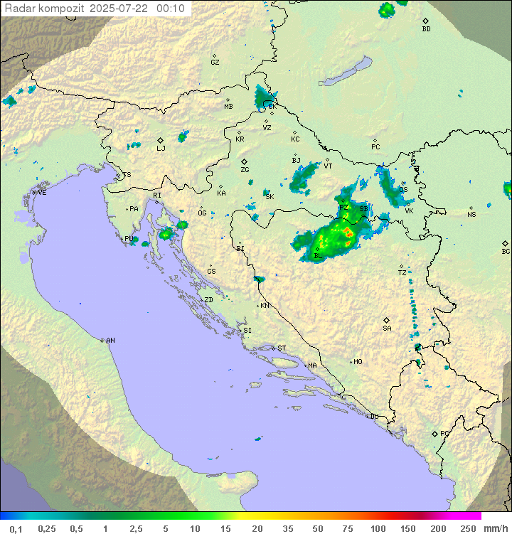 Padavine Hrvaška