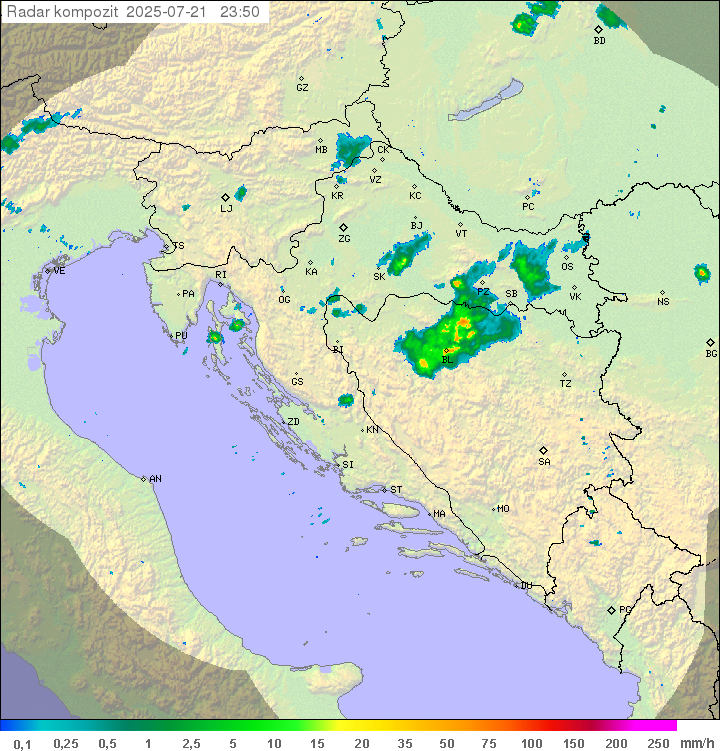 Padavine Hrvaška