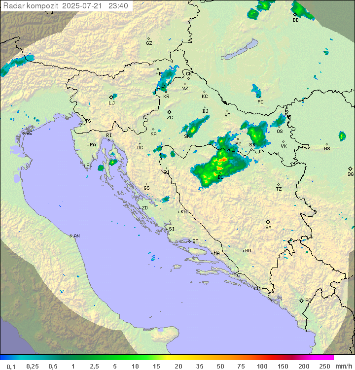 Padavine Hrvaška