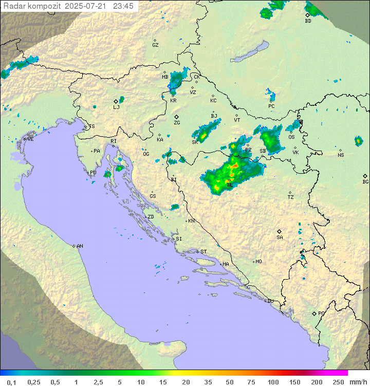 Padavine Hrvaška