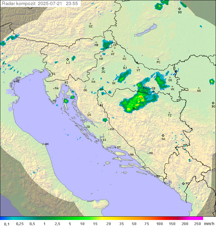 Padavine Hrvaška