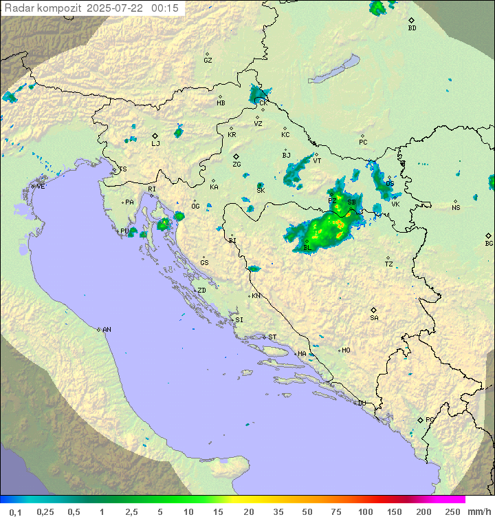 Padavine Hrvaška