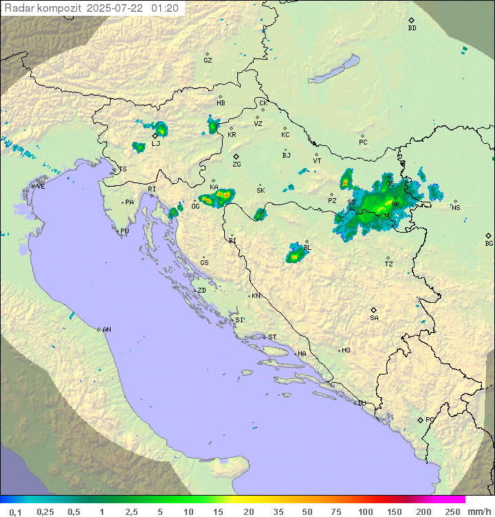 Padavine Hrvaška