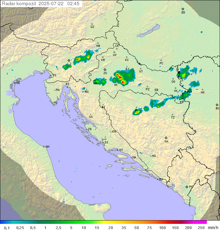 Padavine Hrvaška