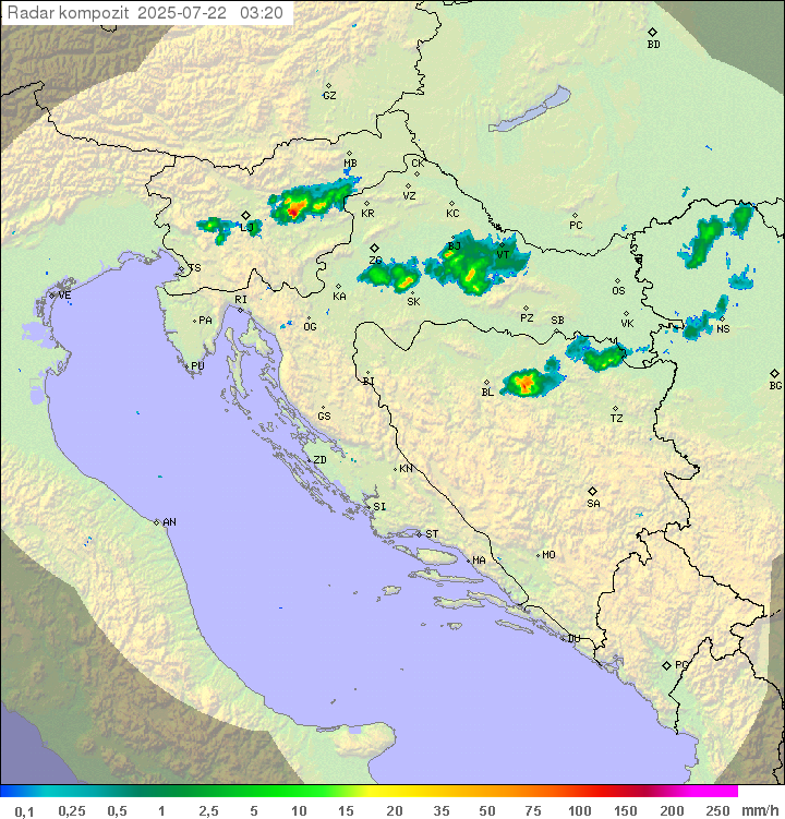 Padavine Hrvaška