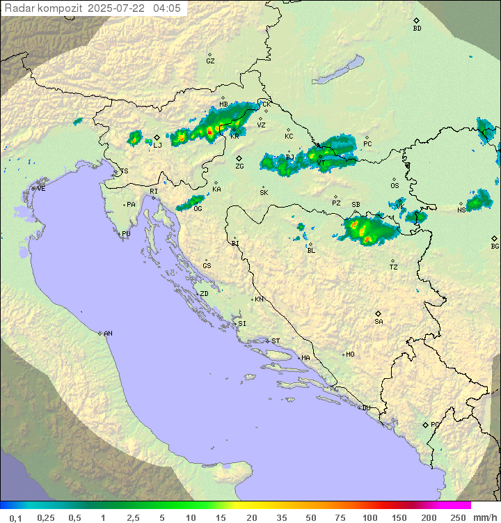 Padavine Hrvaška