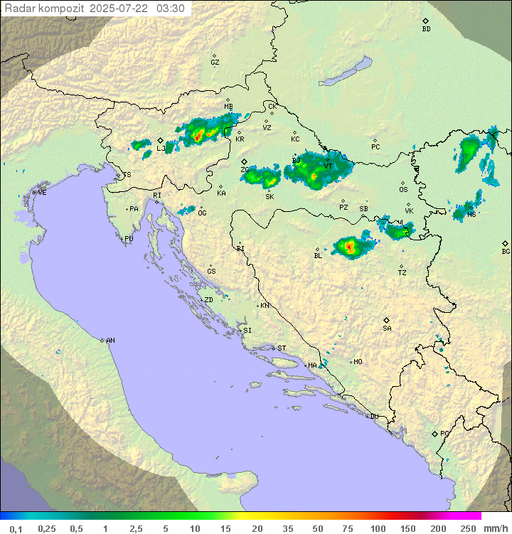 Padavine Hrvaška