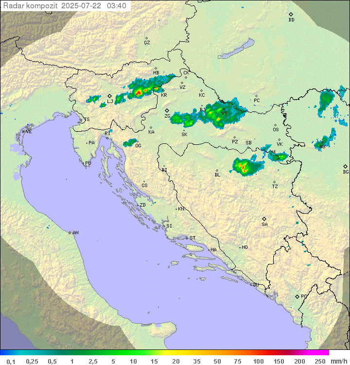Padavine Hrvaška