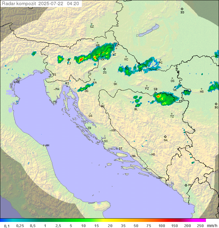 Padavine Hrvaška