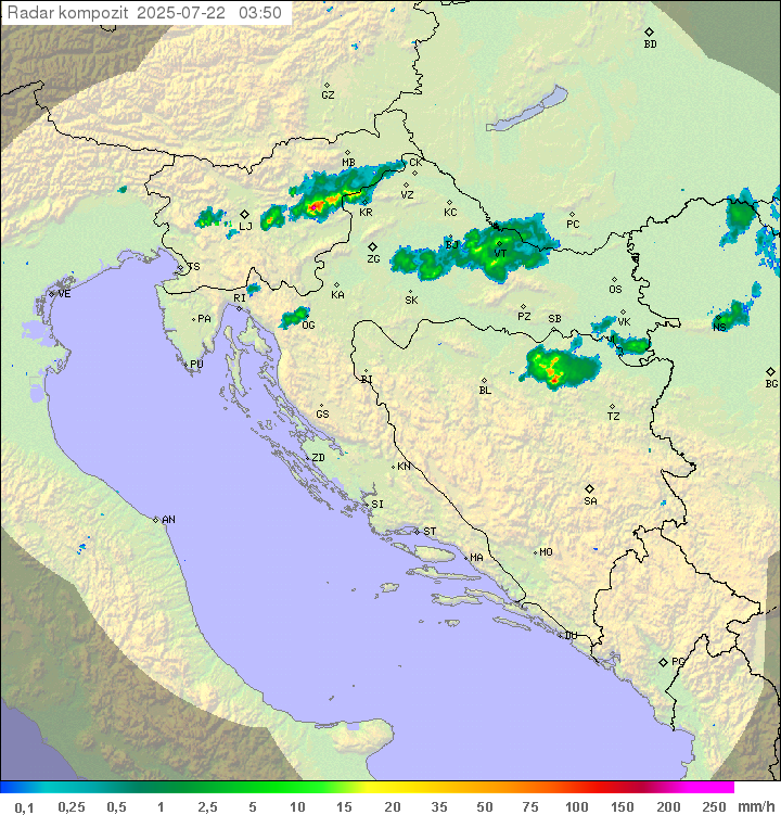 Padavine Hrvaška