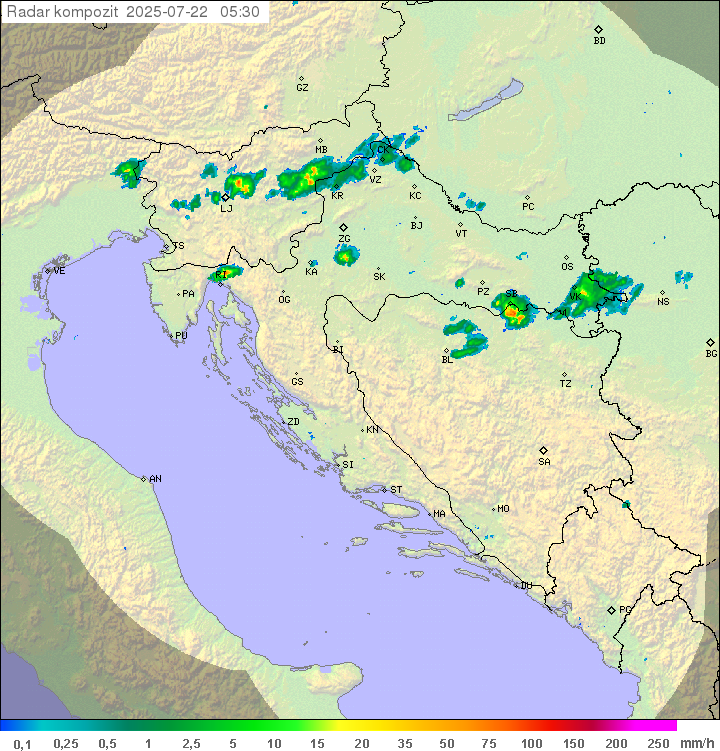 Padavine Hrvaška