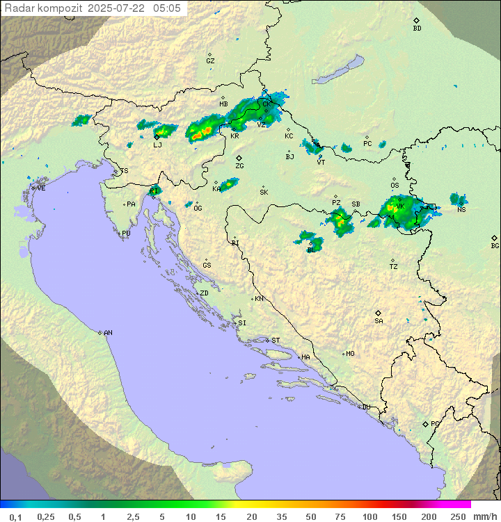 Padavine Hrvaška