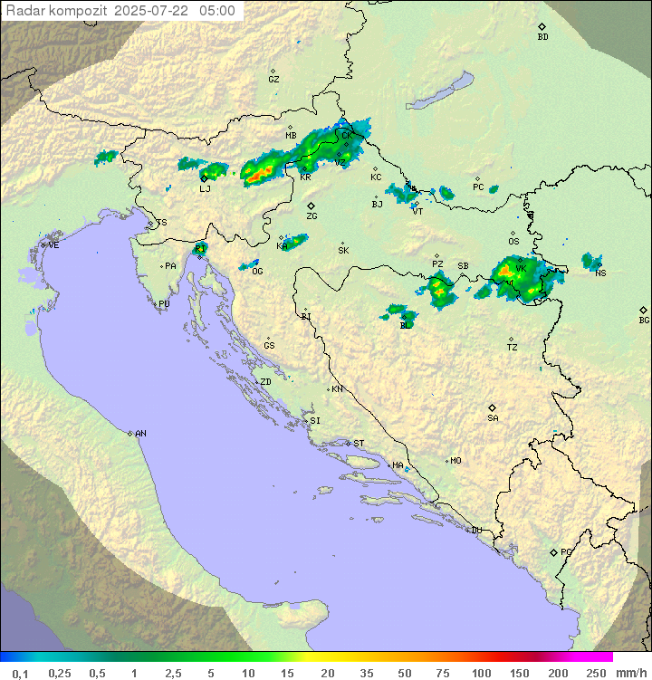 Padavine Hrvaška