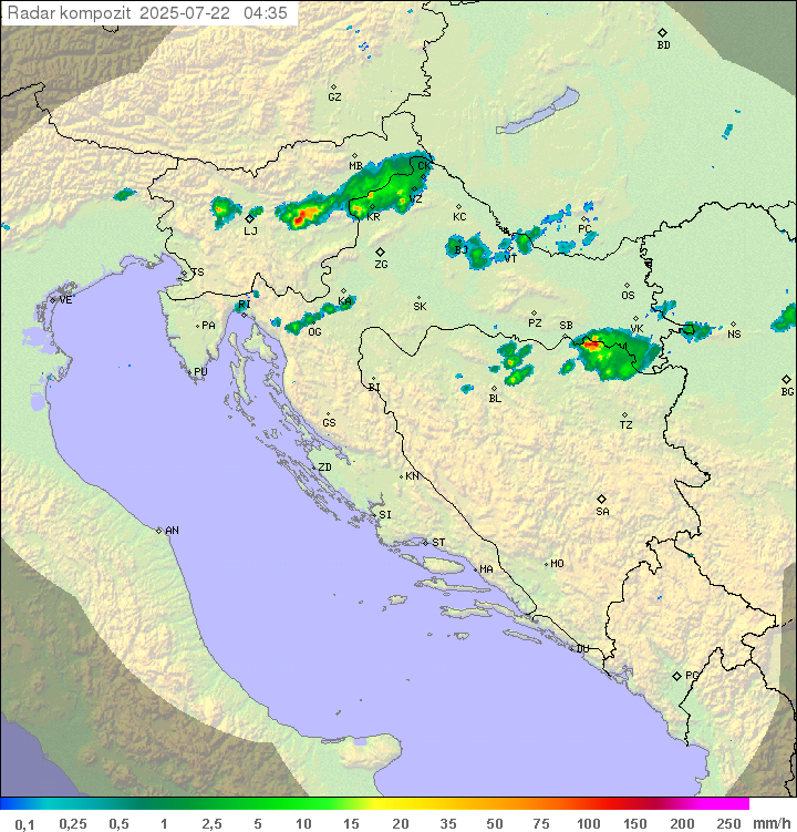 Padavine Hrvaška