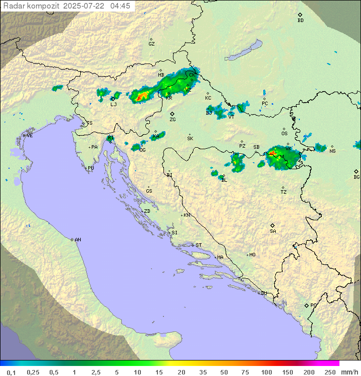 Padavine Hrvaška