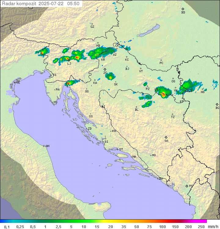 Padavine Hrvaška