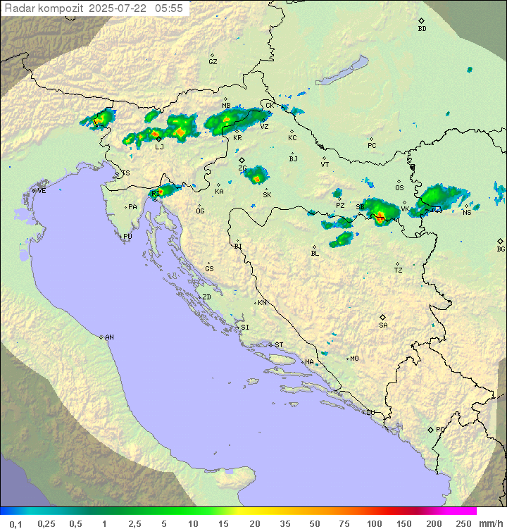 Padavine Hrvaška