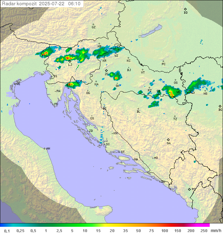 Padavine Hrvaška