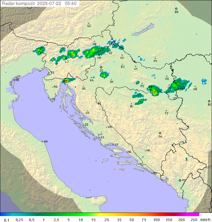 Padavine Hrvaška