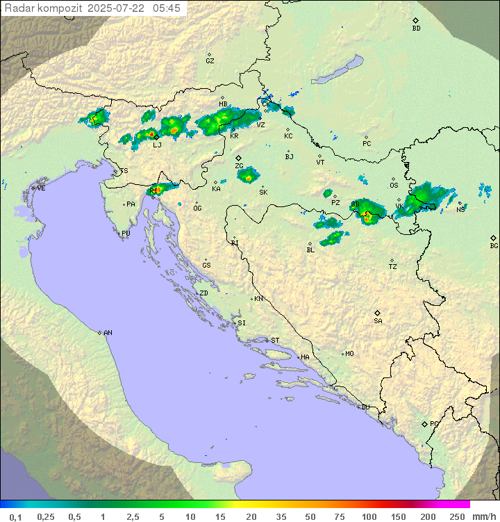Padavine Hrvaška