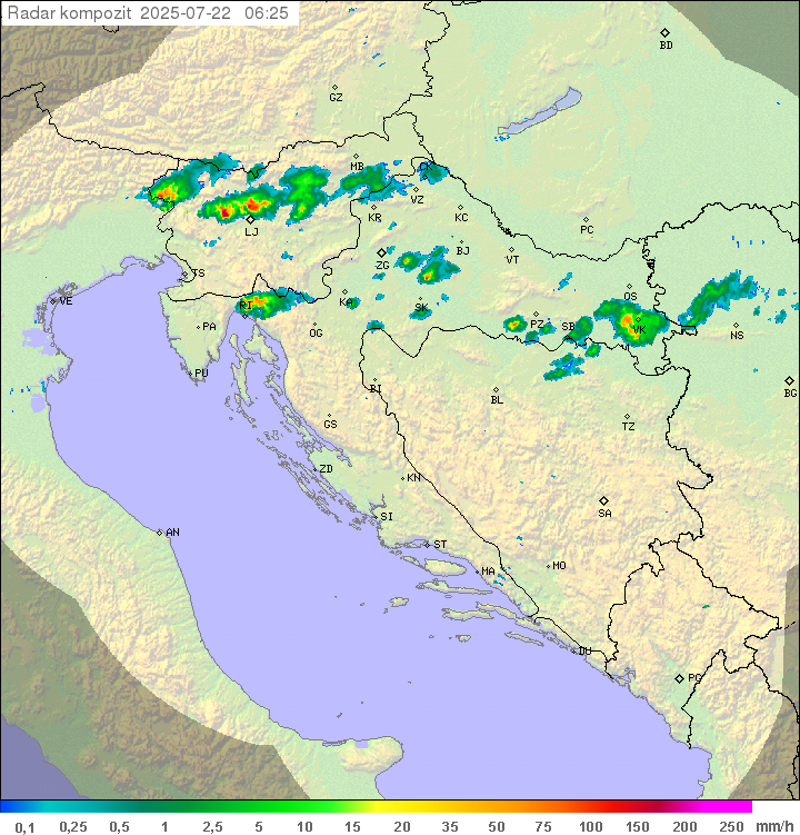 Padavine Hrvaška