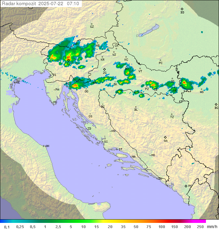 Padavine Hrvaška