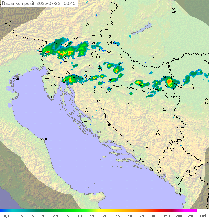 Padavine Hrvaška