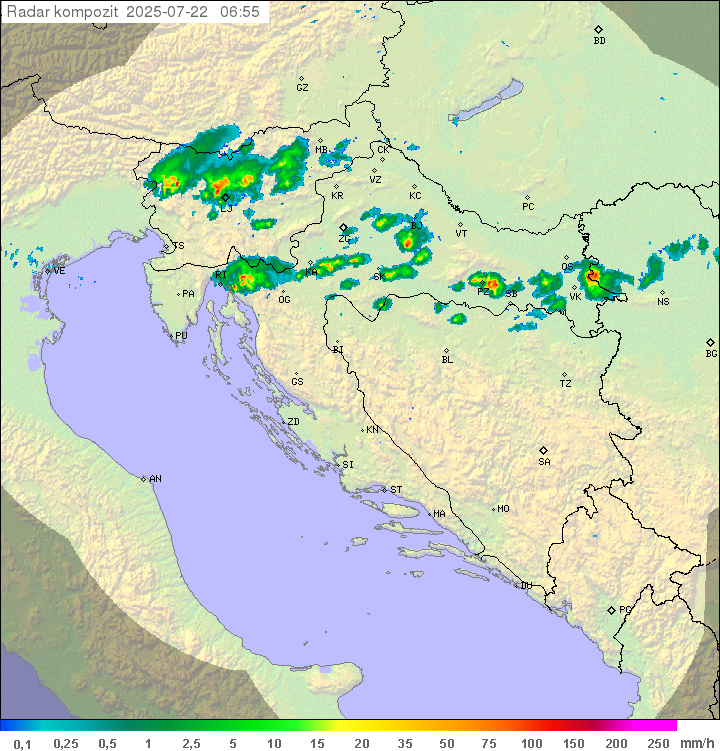 Padavine Hrvaška