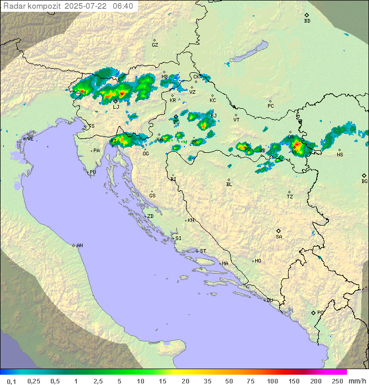 Padavine Hrvaška