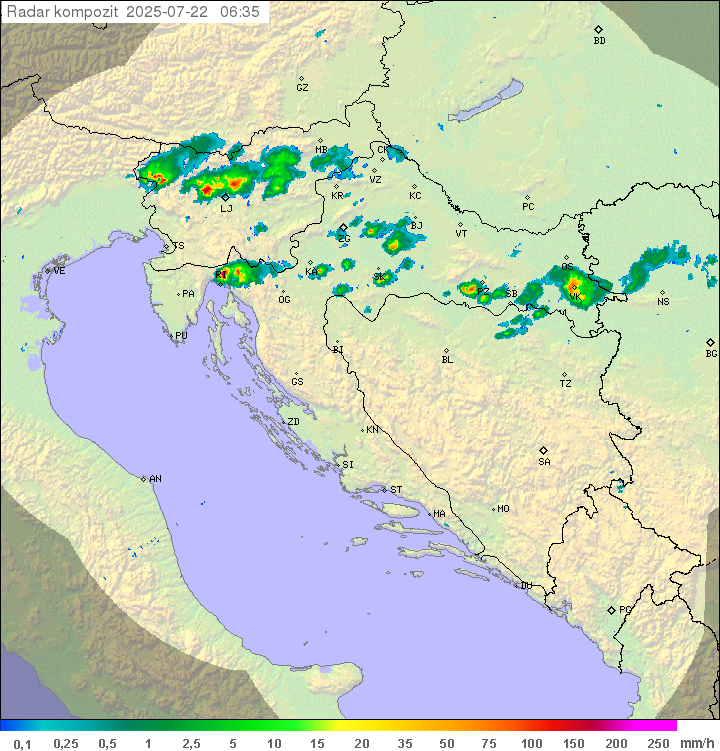 Padavine Hrvaška