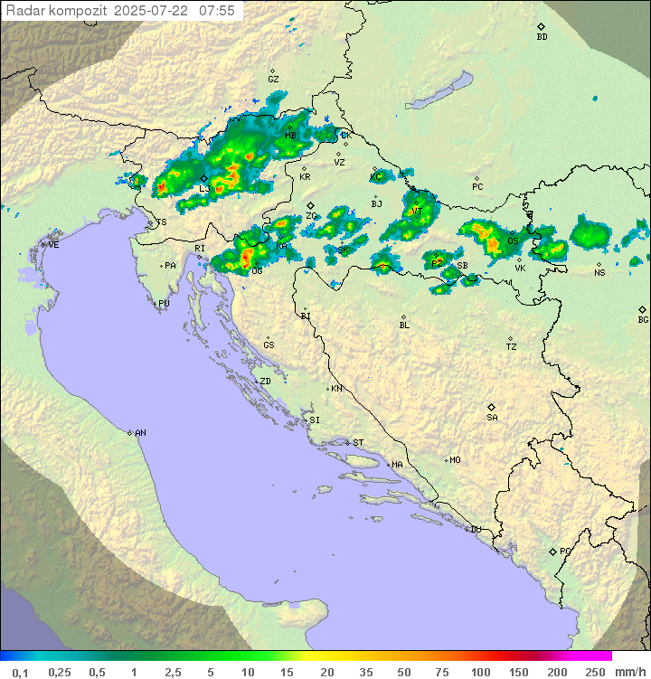 Padavine Hrvaška