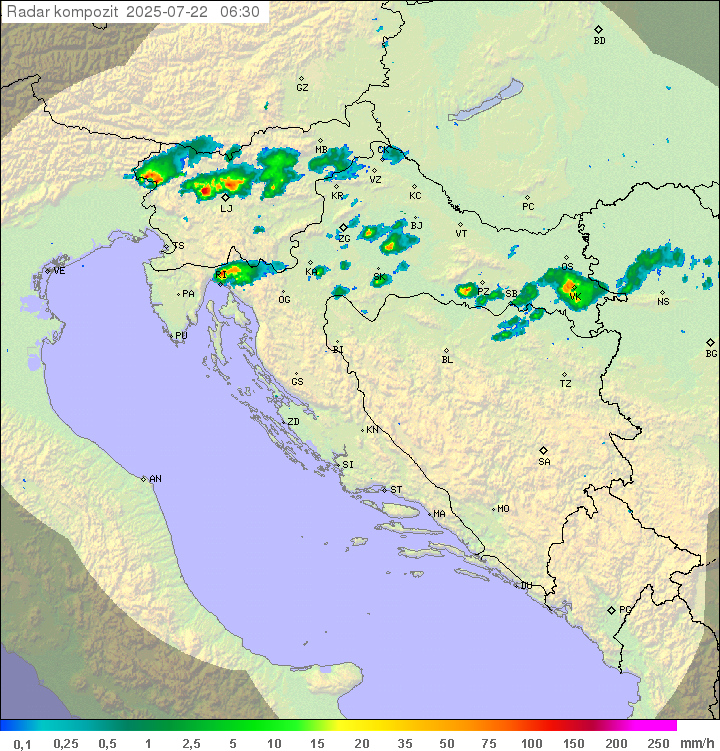 Padavine Hrvaška